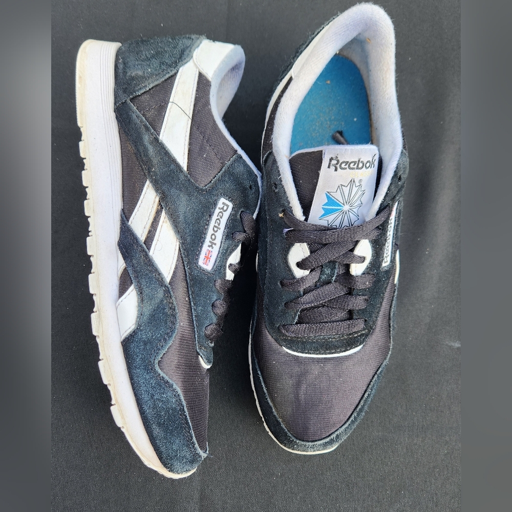 Reebok Black and White Women's Sneakers